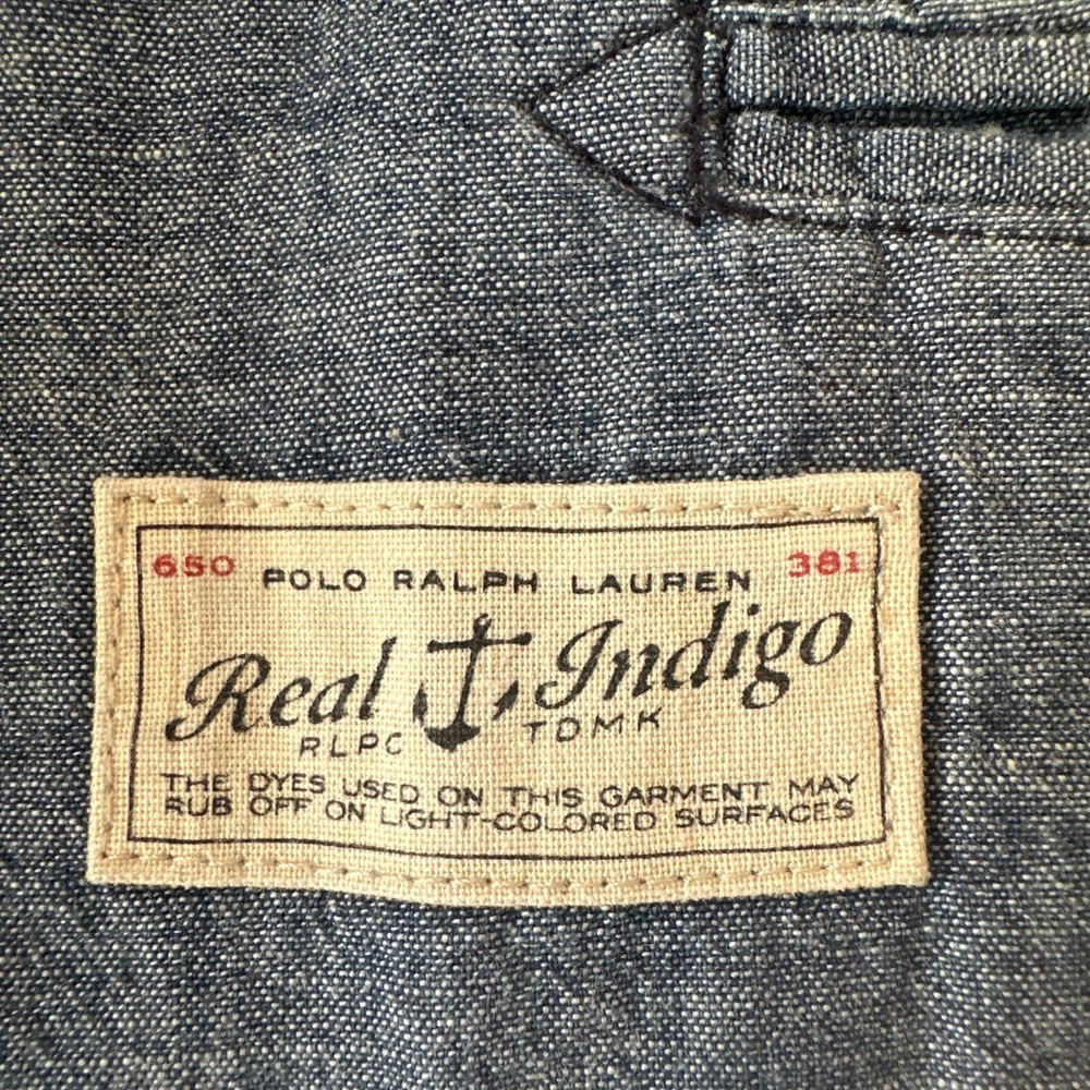 Polo Ralph Lauren Blazer Mens 42R Blue With White Striped 3 Button Blazer !! - Picture 11 of 16